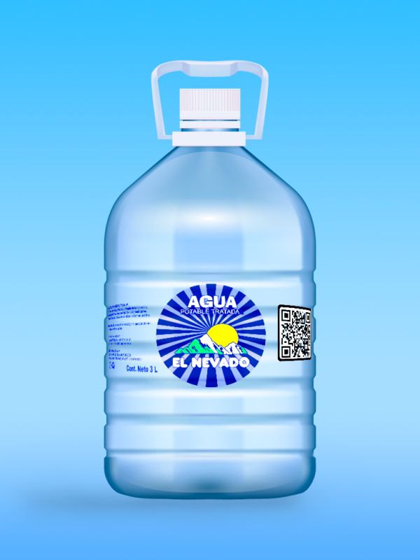 Agua de garrafa 3 L