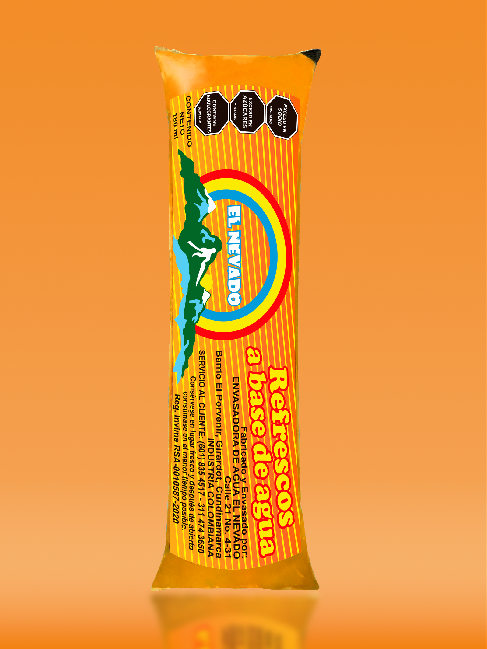 Refresco naranja 180 ml